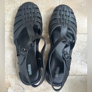 Melissa “Possession” Black Jelly Sandal